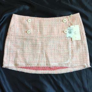 💕Abercrombie & Fitch pink wool wrap around skirt